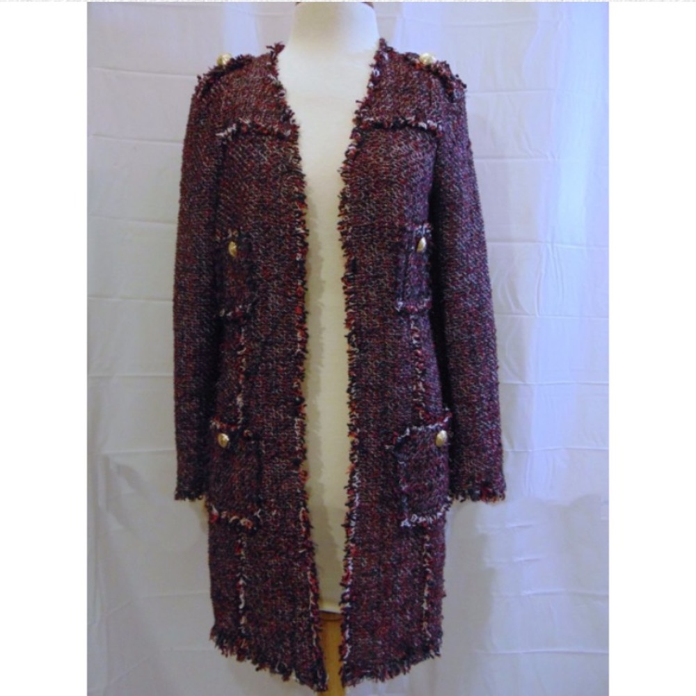 COPY - ZARA - TWEED BOUCLE JACKET